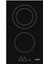 3045 2 Gözlü Elektrikli Set Üstü Siyah Cam Ocak 2