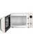 SK-4605 Retro Krem Mikrodalga Fırın 20 lt Kapasite 700 W Dijital Kontrol Paneli 3