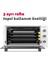 M4507 45 lt Inox Paslanmaz Çelik Midi Fırın – Turbo Pişirme, Yoğurt Yapma ve Enerji Tasarruflu Çok Fonksiyonlu 10