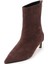 Sheena Kahverengi Ince Topuklu Kadın Bot 2