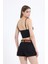 Siyah Mini Boy Şort Etek 9