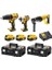 DCK369M3T 18V Xr 4.0AH Lı-Ion Kömürsüz Kombinasyon 3 Parça 1