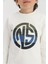 Bg Store Erkek Çocuk Beyaz Sweatshirt 3