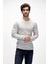 Tender Gri Melanj Bisiklet Yaka Erkek Triko Kazak 4