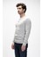 Moreno Gri Melanj Bisiklet Yaka Erkek Triko Kazak 2