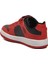 Kırmızı Siyah Cırtlı Erkek Çocuk Sneaker 4