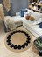 Cookie Yuvarlak Jüt Hasırlı El Örgüsü Kilim Halı 6