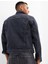 Erkek Siyah Icon Denim Ceket ile Washwell 4