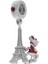 Bayan Minnie Mouse ve Eyfel Kulesi Model Charm 2