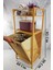 Bambu 2 Katlı Çok Amaçlı Banyo Düzenleyici Çamaşır Sepeti Organizer - Krem 3