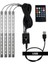 USB Girişli 12 Ledli Araç Içi Ayak Altı Sese Duyarlı Rgb Şerit LED Aydınlatma 1