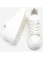 Kadın Sneaker Kalın Desenli Taban Bağcıklı Spor Ayakkabı Bekor Beyaz 8