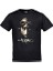Unisex Siyah 2pac Tupac Baskılı Tshirt 1