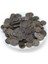Osmanlı Tuğra Desenli 15 mm Yandan Delikli Bronz Pul Payet (30 gr 85 Adet) 2