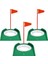 3 Pcs Golf Kupa Golf Deliği Eğitim Yardımları Golf Aksesuarları Plastik Bayrak Yeşil + Kırmızı ile Golf Eğitimleri Putter (Yurt Dışından) 1