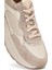 Kadın Bej Bağcıklı Kalın Tabanlı Deri Sneaker 25AFD221014 8