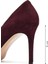 Kadın Bordo Ince Topuklu Süet Deri Stiletto 25AFD130610 2