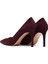 Kadın Bordo Ince Topuklu Süet Deri Stiletto 25AFD130610 6