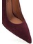 Kadın Bordo Ince Topuklu Süet Deri Stiletto 25AFD130610 10