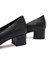 Flex Kadın Siyah Kalın Topuklu Deri Ayakkabı 25AFD380718 9
