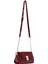 Kadın Bordo Uzun Askılı Rugan Mini Çapraz Çanta 25WBD281816 6