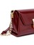 Kadın Bordo Uzun Askılı Rugan Mini Çapraz Çanta 25WBD281816 9