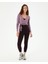 Kadın Lila Anvelop Wrap Crop -EcoVero Viskoz, Belden Bağlamalı, Vücuda Oturan, Kruvaze Tasarım, Kısa Crop Boy, Yoga, Pilates, Spor ve Günlük Aktiviteler İçin Rahat Bluz 5