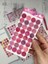 Monet Garden Pembe Tonları 6 Yaprak 312 Yuvarlak Kağıt Sticker Seti Etiket / Çıkartma 1