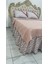 Çift Kişilik 160X200 cm Yatağa Uygun Fırfırlı Etekli Lastikli Çarşaf, 2 Adet Fırfırlı Yastık Kılıfı ve Pike 7