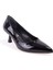 DZA07-388499 Siyah Rugan Stiletto Topuklu Kadın Ayakkabı 1