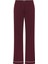 Modal Biyeli Uzun Kollu Pijama Takımı / Bordo 3