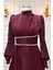 Alize Abiye Elbise Bordo 2