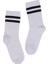 Çocuk Çorap Soket 3 Çift Unisex Beyaz-Siyah-Gri 4