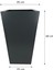 Zenith 60 cm Dikey Metal Antrasit Saksı - İç ve Dış Mekan Modern Dekoratif Saksılık (60x35/25 cm) 3