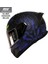 M-801 Mısıon Blue Kapalı Motosiklet Kaskı 1