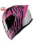 M801 Leopar Pink Kapalı Motosiklet Kaskı 1