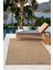Dokuma Dekoratif Bej Jüt Halı Jüt Kilim Sisal Halı 8