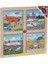 Nessiworld ONY-343/344/345/346 Ahşap Eğitici 4'lü Puzzle -Onyıl 3