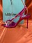 LES046 Fuşya Pembe Yılan Desenli Yazlık Rahat Kadın Ayakkabı Stiletto Premium Model Yeni 1
