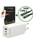 Premium 100W Gan Şarj Adaptörü (2xusb-C + 1xusb-A) + 100W E-Marker Usb-C Kablo (1m) Set – Hızlı Şarj, Laptop ve Telefon Uyumlu 1