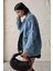 Mavi Taşlı Kot Ceket 3