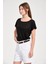 Kadın Regular Fit Tencel Basic Tişört 2