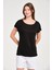 Kadın Regular Fit Tencel Basic Tişört 5