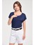 Kadın Regular Fit Tencel Basic Tişört 3