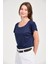 Kadın Regular Fit Tencel Basic Tişört 4