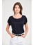 Kadın Regular Fit Tencel Basic Tişört 1