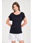 Kadın Regular Fit Tencel Basic Tişört 4