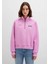 Mavi Logo Baskılı Yarı Fermuarlı Pembe Sweatshirt 1S10373-71067 3