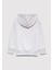 MJ Baskılı Kapüşonlu Gri Sweatshirt 6S10138-88467 4