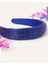 Blue Beaded Headband Blue 5